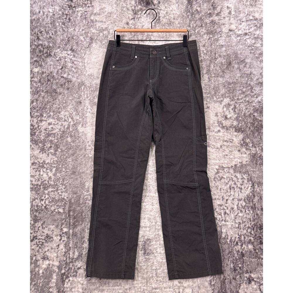 Kuhl Free Range Pants 6 Womens Gray Cotton Nylon Full Length Utility